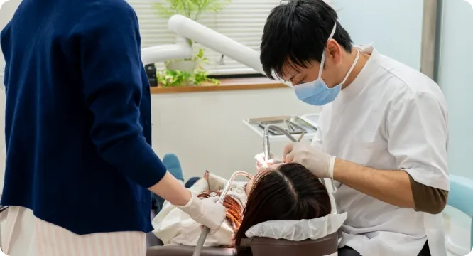 一般歯科診療の様子