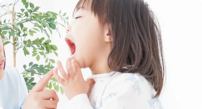 小児歯科診療の様子